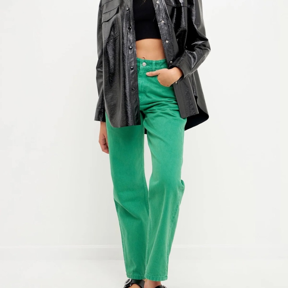 Grey Lab Wide Leg Jean